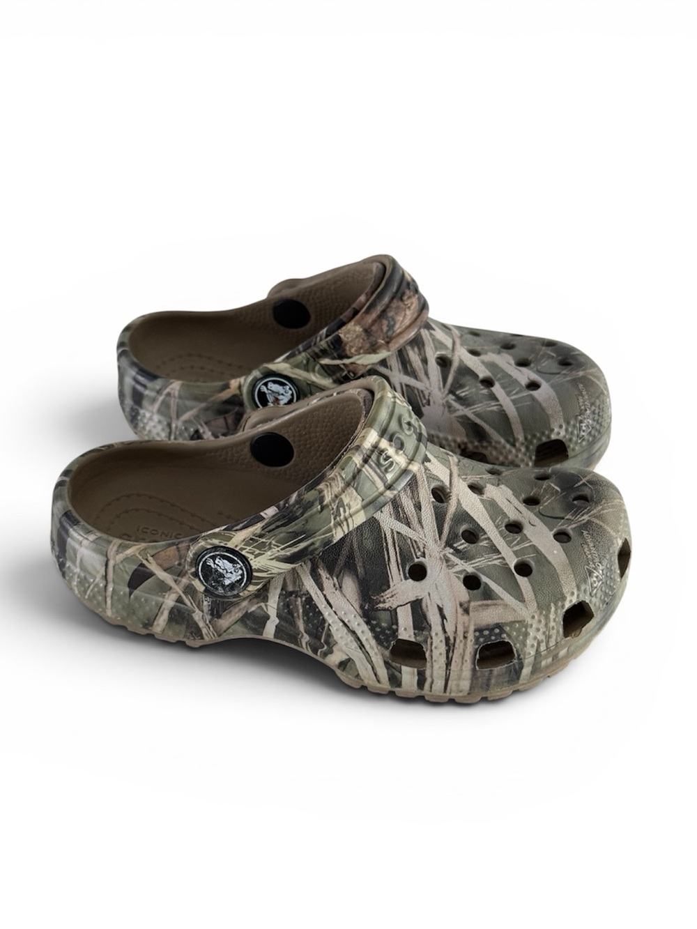 CROCS Toddler Kids Size C9 Classic Realtree Clogs Camo Outdoor